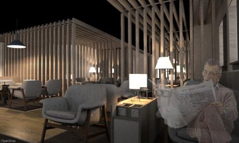 La conception et le design du salon a été confiée à l’agence NWA – Nelson Wilmotte Architecte, incubateur créatif d'aménagement et de conception d'espaces.