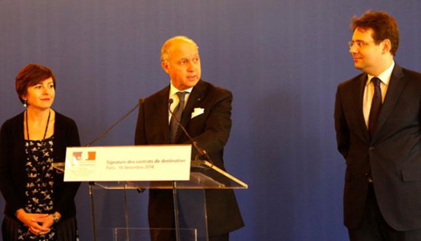 Laurent Fabius, ministre des affaires étrangères et du développement international a présidé la signature des contrats de destination - DR : Atout France Laurent Fabius, ministre des affaires étrangères et du développement international a présidé la signature des contrats de destination - DR : Atout France