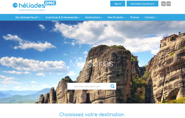 Le site Héliades DMC est accessible en anglais et en français - DR Le site Héliades DMC est accessible en anglais et en français - DR