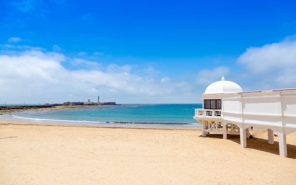 Plage de La Caleta à Cadix, Andalousie, Espagne © luis - stock.adobe.com