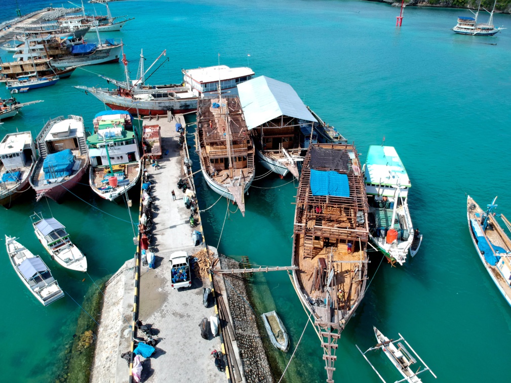 Vue aérienne de la jetée de , Tanjung Bira South Sulawesi © EL STUDIO - stock.adobe.com