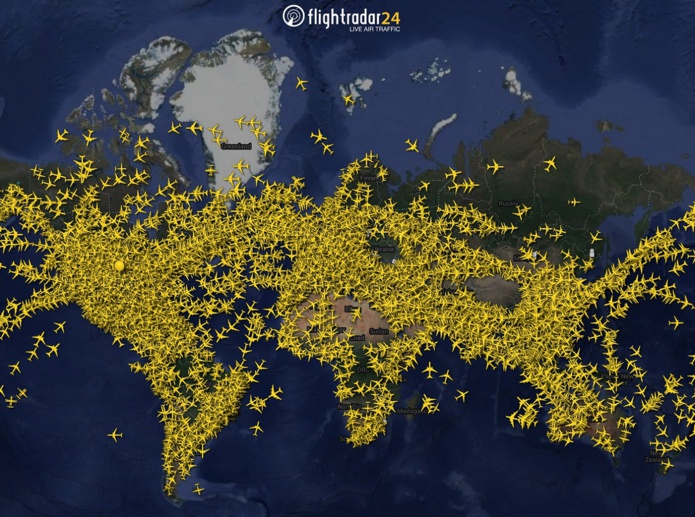 Selon FlightRadar, le 6 juillet 2023 a été une journée record dans le monde - Crédit photo : FlightRadar24 Selon FlightRadar, le 6 juillet 2023 a été une journée record dans le monde - Crédit photo : FlightRadar24