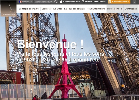 La Tour Eiffel a vu sa fréquentation grimper de plus de 5 % en 2014 - Capture d'écran La Tour Eiffel a vu sa fréquentation grimper de plus de 5 % en 2014 - Capture d'écran