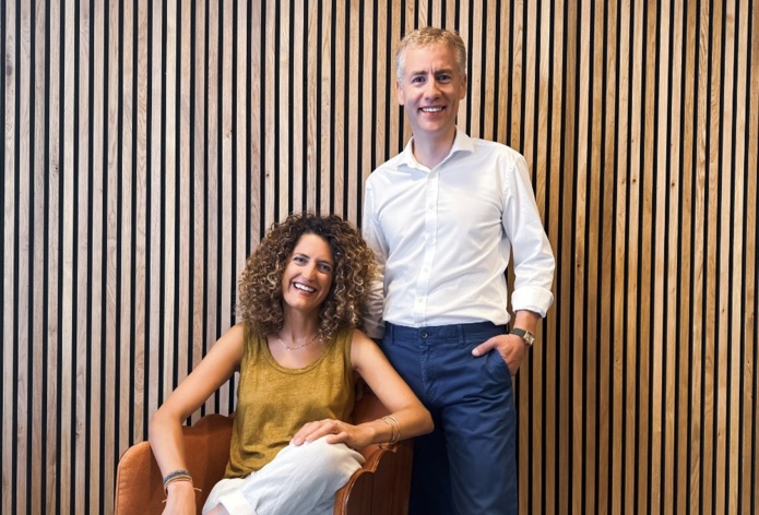 Aurélie Sandler et Laurent de Chorivit, nouveaux co-directeurs généraux d'Evaneos - Photo DR Evaneos