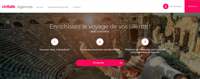 Civitatis offre une plateforme intuitive dédiée aux agences de voyage pour enrichir le voyage de leurs clients - © Civitatis Civitatis offre une plateforme intuitive dédiée aux agences de voyage pour enrichir le voyage de leurs clients - © Civitatis