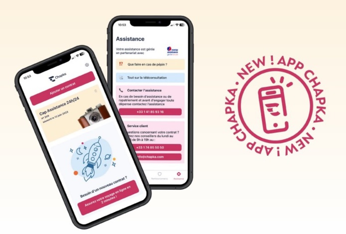 Chapka vient de lancer une application mobile pour les assurés Photo Chapka