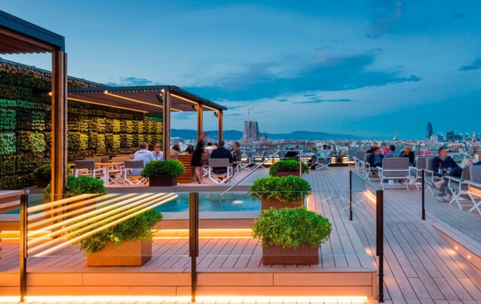 Le Dolce Vitae est l'un des rooftops les plus courus de Barcelone (Photo Majestic Barcelona) Le Dolce Vitae est l'un des rooftops les plus courus de Barcelone (Photo Majestic Barcelona)