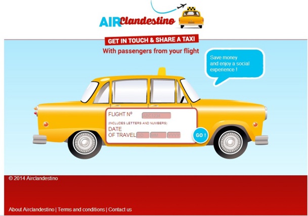 Avec AIRclandestino, nul besoin d’avoir un smartphone relié à internet, ni de prendre rendez-vous et d’attendre un chauffeur. Vous avez aussi la liberté de choisir entre VTC ou taxi - DR : Capture d’écran Avec AIRclandestino, nul besoin d’avoir un smartphone relié à internet, ni de prendre rendez-vous et d’attendre un chauffeur. Vous avez aussi la liberté de choisir entre VTC ou taxi - DR : Capture d’écran