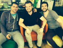 Thibaut, Baptise et Vincent ont créé Fizzer. (c) Fizzer Thibaut, Baptise et Vincent ont créé Fizzer. (c) Fizzer