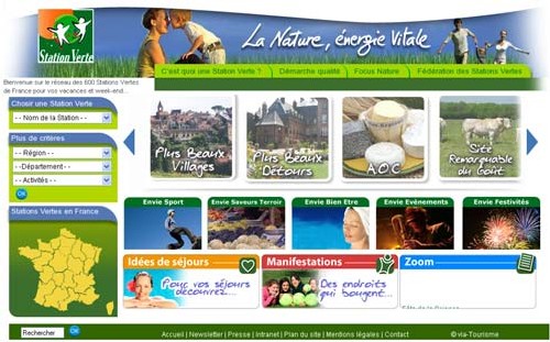Stations Vertes : le site Internet fait peau neuve Stations Vertes : le site Internet fait peau neuve