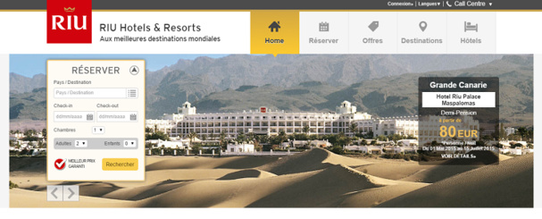 L'ensemble des hôtels dont RIU Hotels & Resorts est propriétaire obtiennent la certification - Capture d'écran