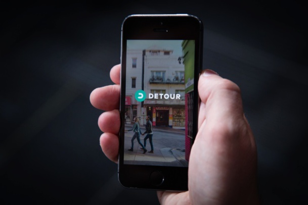 Detour est un audioguide de San Francisco. Pour 4,99 dollars, il est possible d’acheter un parcours à l’unité sur l’application. © Detour Detour est un audioguide de San Francisco. Pour 4,99 dollars, il est possible d’acheter un parcours à l’unité sur l’application. © Detour