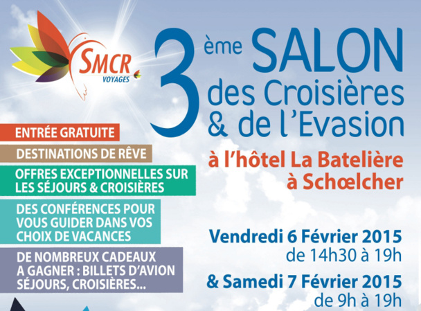 Ce week-end, en Martinique, se tiendra la 3ème édition du salon des croisières et de l’évasion de l’île - DR : SMCR Voyages Ce week-end, en Martinique, se tiendra la 3ème édition du salon des croisières et de l’évasion de l’île - DR : SMCR Voyages