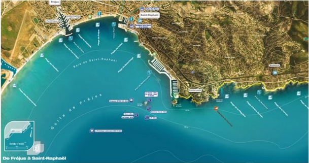 De Rivages en Calanques s'étend de Roquebrune-sur-Argens (les Issambres) jusqu’à Saint-Raphaël en passant par Fréjus. ©cap esterel - Capture d’écran De Rivages en Calanques s'étend de Roquebrune-sur-Argens (les Issambres) jusqu’à Saint-Raphaël en passant par Fréjus. ©cap esterel - Capture d’écran