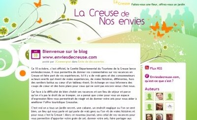 Enviesdecreuse.com : le CDT de la Creuse lance son 1er blog