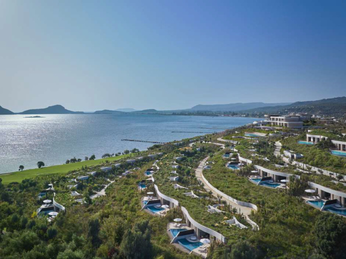 Des suites avec piscine privée semi-enterrées dans la colline (Photo Mandarin Oriental)