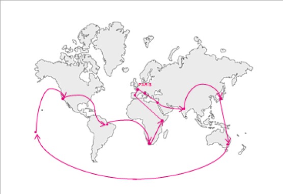 Le Tour du Monde sur-mesure de Printemps Voyages s'effectue en 12 étapes - DR : Printemps Voyages