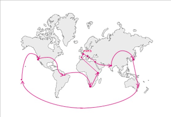 Le Tour du Monde sur-mesure de Printemps Voyages s'effectue en 12 étapes - DR : Printemps Voyages Le Tour du Monde sur-mesure de Printemps Voyages s'effectue en 12 étapes - DR : Printemps Voyages