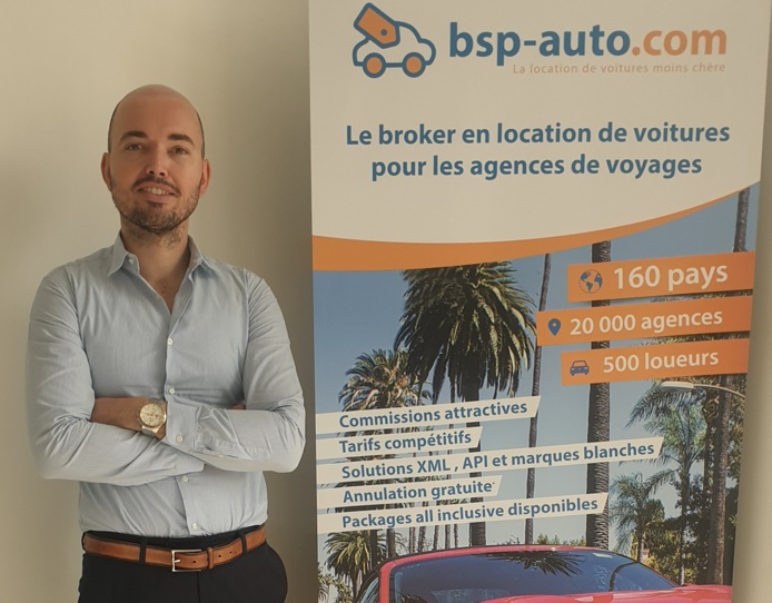 « Aujourd’hui, le B2B représente 30% de notre chiffre d’affaires. Nous travaillons avec plus de 3 000 agences partenaires et sommes référencés dans les plus gros réseaux d’agences de voyages », affirme Fabien Georgeon, directeur commercial de BSP Auto. -  @F.G./BSP Auto