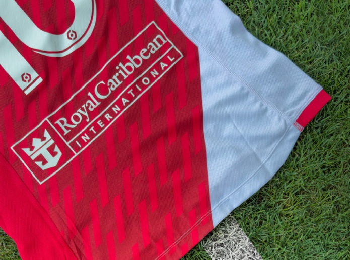 Royal Caribbean va apparaitre sur le maillot de l'AS Monaco - DR Royal Caribbean va apparaitre sur le maillot de l'AS Monaco - DR
