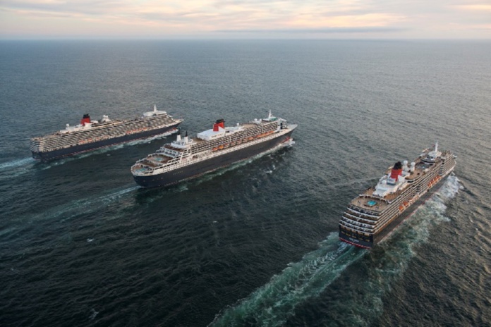 L'ensemble de la flotte de Cunard est désormais équipée pour utiliser l’alimentation électrique à quai - DR : Cunard