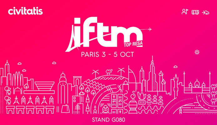 Civitatis sera à l’IFTM Top Resa au stand G080 pour vous accueillir et vous présenter tous les avantages de sa plateforme - © Civitatis Civitatis sera à l’IFTM Top Resa au stand G080 pour vous accueillir et vous présenter tous les avantages de sa plateforme - © Civitatis