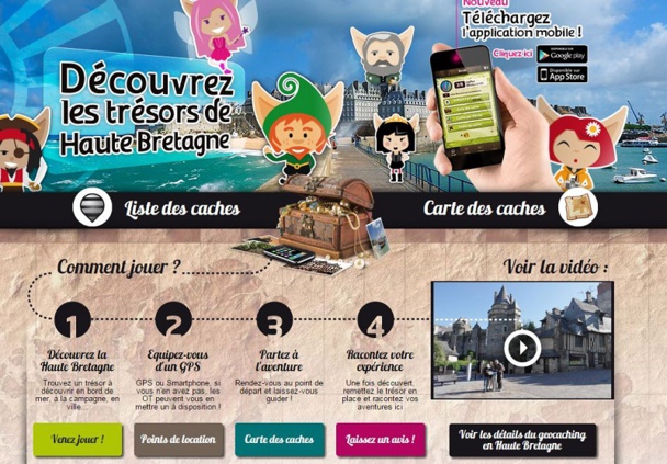 Le Comité Départemental du Tourisme Haute Bretagne Ille-et-Vilaine est l’un des pionniers en matière de développement du geocaching en France. (c) CDT Haute-Bretagne Le Comité Départemental du Tourisme Haute Bretagne Ille-et-Vilaine est l’un des pionniers en matière de développement du geocaching en France. (c) CDT Haute-Bretagne