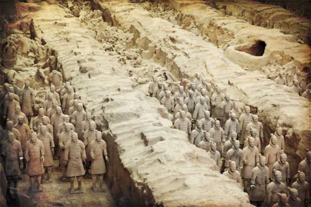 La fameuse armée de soldats en terre cuite © lapas77 - Fotolia.com