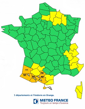 Les risques d'avalanche sont importants dans les Pyrénées - DR : Météo France