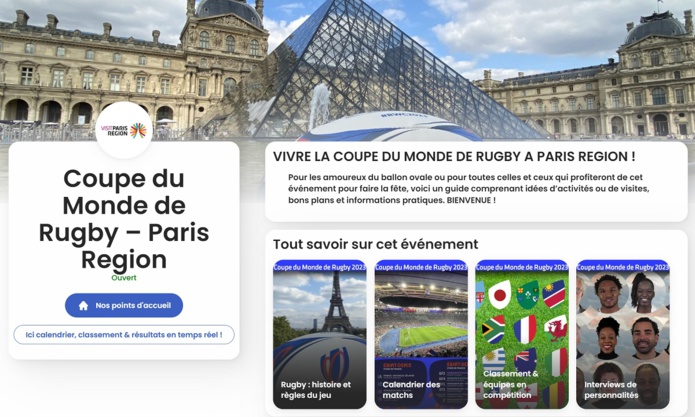 La Coupe du Monde de Rugby 2023 devrait attirer 450 000 visiteurs internationaux en Île-de-France, dont de grands investisseurs - DR : Choose Paris Region