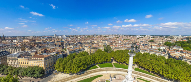 Vue panoramique de Bordeaux - DR : Bordeaux Tourisme et Congrès