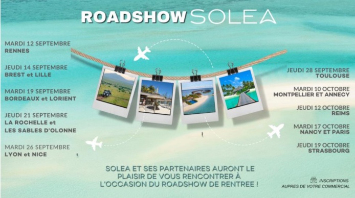 Solea partira en roadshow dans plusieurs villes françaises en septembre et octobre - DR