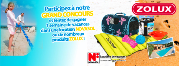 Le jeu-concours permettra de remporter des accessoires pour animaux et une location de vacances - DR Le jeu-concours permettra de remporter des accessoires pour animaux et une location de vacances - DR