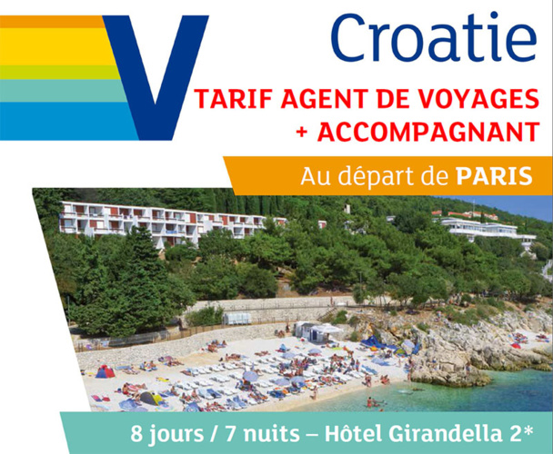 Visit Europe lance une offre agent de voyages en Croatie