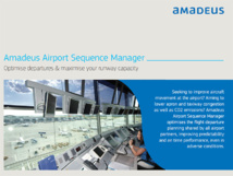 Optimisation des ressources : l’aéroport de Munich adopte Airport Sequence Manager d’Amadeus