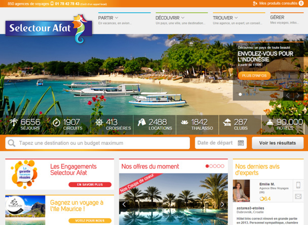 The dynamic package is the growth engine of the Selectour Afat network - DR : Screen Shot Selectour Afat The dynamic package is the growth engine of the Selectour Afat network - DR : Screen Shot Selectour Afat