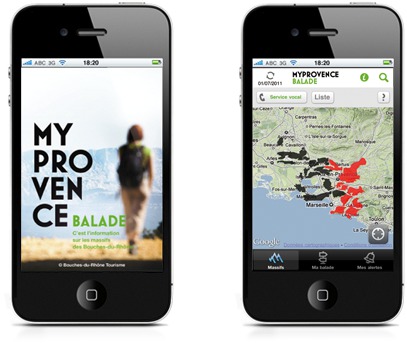 Bouches-du-Rhône Tourisme propose une application dédiée aux balades  - DR : Visit Provence
