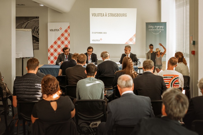 Volotea a annoncé deux nouvelles lignes au départ de Strasbourg : Calvi et Malaga - Photo Volotea Volotea a annoncé deux nouvelles lignes au départ de Strasbourg : Calvi et Malaga - Photo Volotea