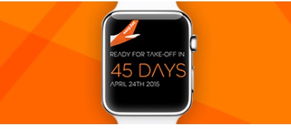 L'Apple Watch sera disponible le 24 avril 2015 - DR : easyJet