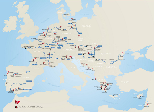 Source : CroisiEurope. Cliquez ici pour agrandir la carte. Source : CroisiEurope. Cliquez ici pour agrandir la carte.