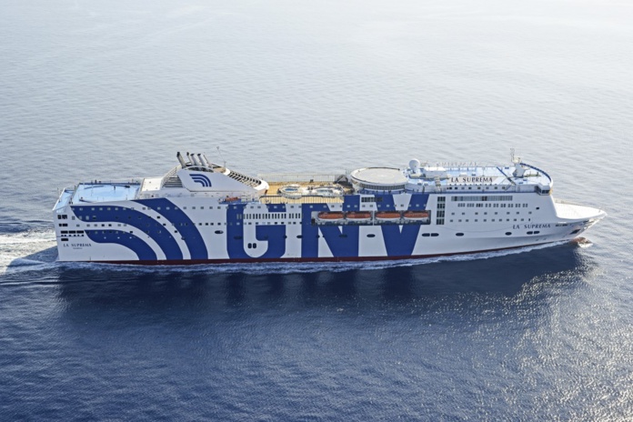 La Suprema, le navire amiral de la compagnie. ©GNV La Suprema, le navire amiral de la compagnie. ©GNV