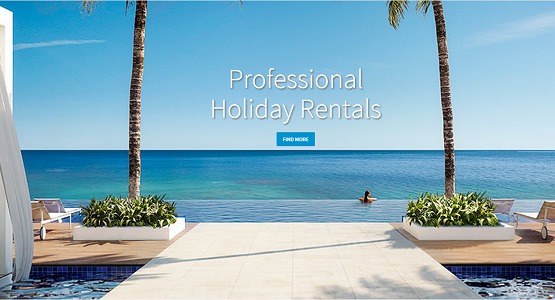 Professional Holiday Rentals est une plateforme de location de vacances dédiée aux professionnels - Capture d'écran