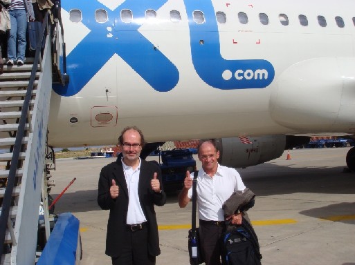 Laurent Magnin, Pdg de XL Leisure group France et Xavier de Neuville, Pdg de Vacances Héliades Laurent Magnin, Pdg de XL Leisure group France et Xavier de Neuville, Pdg de Vacances Héliades