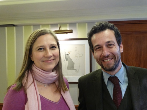 Miranda Ford, Marketing Director, and Erminio Eschena, General Director of France and Bénelux at MSC Croisières - Photo JBH