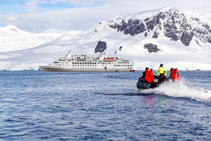 En régions polaires, la capacité d'Exploris One sera réduite à 120 passagers (Photo Exploris)