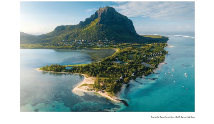 La péninsule du Morne où se blottit le Paradis Beachcomber (Photo Beachcomber)