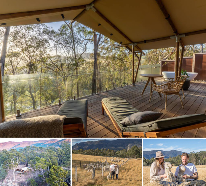 Glamping à Currajong Retreat © Currajong Retreat Glamping à Currajong Retreat © Currajong Retreat