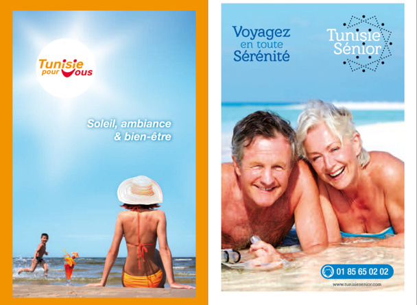 Couvertures des brochures Tunisie Pour Vous et Tunisie Senior - DR : Tuniself