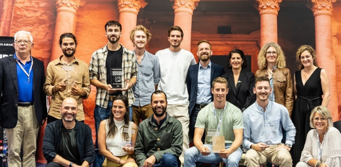 Les lauréats du Wonder France Festival à l'IFTM Top Resa en compagnie du Jury - Photo WFF Les lauréats du Wonder France Festival à l'IFTM Top Resa en compagnie du Jury - Photo WFF