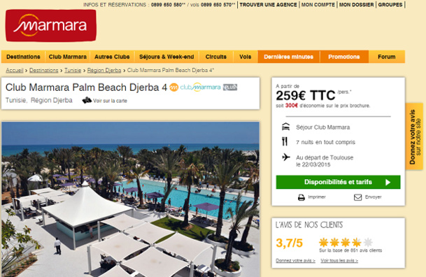 Les clients de Marmara présents à Djerba ne peuvent plus faire d’excursions - Capture d'écran Les clients de Marmara présents à Djerba ne peuvent plus faire d’excursions - Capture d'écran